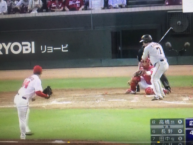 2018広島vs巨人10回戦。高橋昂也プロ初勝利。菊池、野間の本塁打で菅野は5回で降板。
